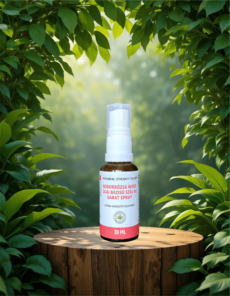 Bodorrózsa Wiro Olajbázisú Száj és Garat Spray (30 ml)
